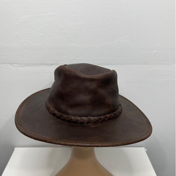 Minnetonka Unisex Brown The Fold Up Hat / Size- Large - Picture 1 of 10